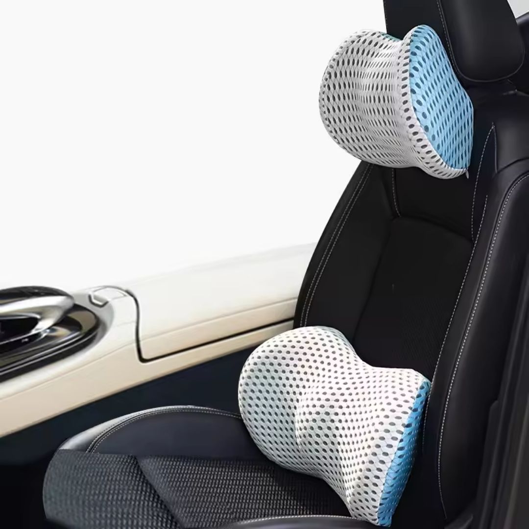 Premium Lumbar Support Cushion – Ergonomic Memory Foam Back Support for Office, Car & Home
