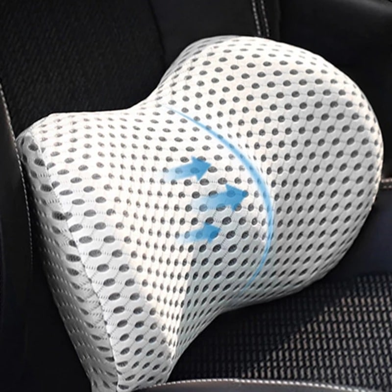 Premium Lumbar Support Cushion – Ergonomic Memory Foam Back Support for Office, Car & Home