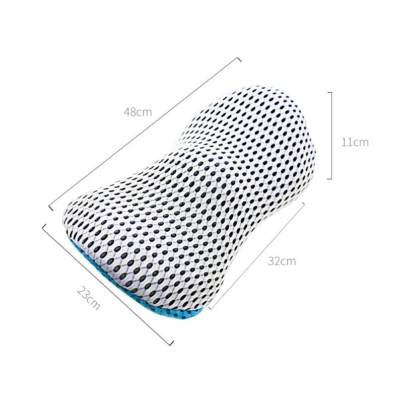 Premium Lumbar Support Cushion – Ergonomic Memory Foam Back Support for Office, Car & Home