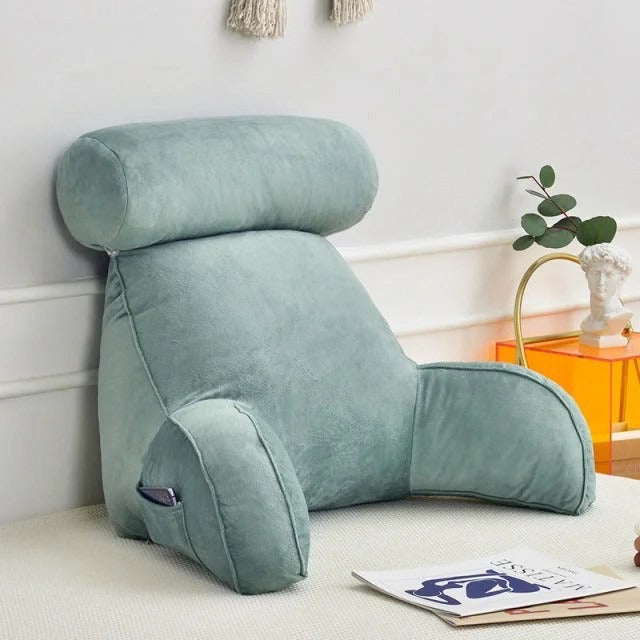 Ultimate Bed Back Support Pillow – For Pain-Free Reading, Resting & Relaxation