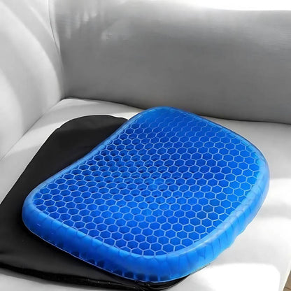 Orthopedic Gel Seat Cushion – Tailbone & Lower Back Pain Relief for Office, Car & Wheelchair Use