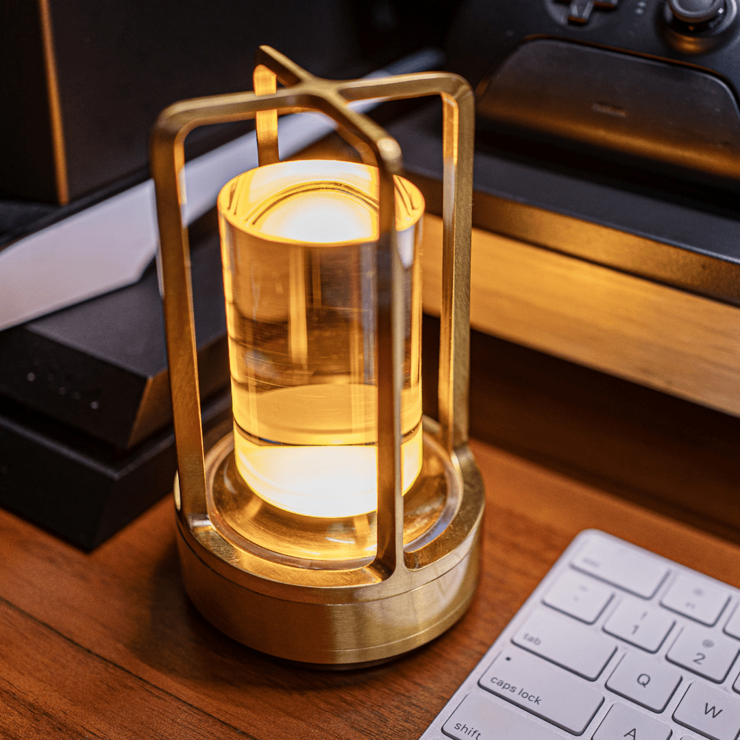Australlure Crystal Lantern Lamp – Modern Minimalist Ambient Light