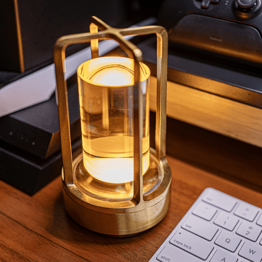 Australlure Crystal Lantern Lamp – Modern Minimalist Ambient Light