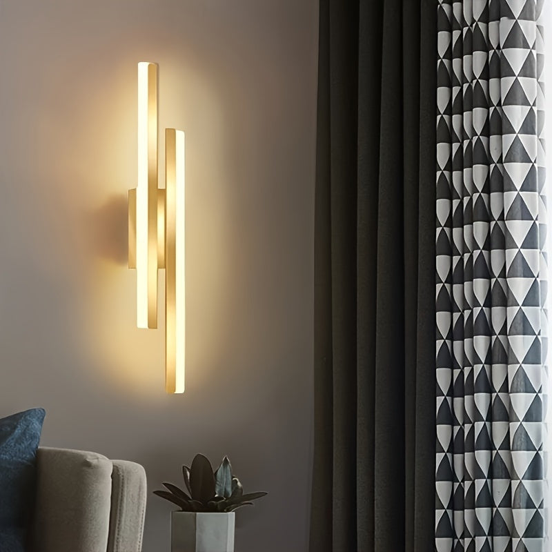 Australlure Linear Wall Sconce – Elegant Warm Glow LED Decorative Light