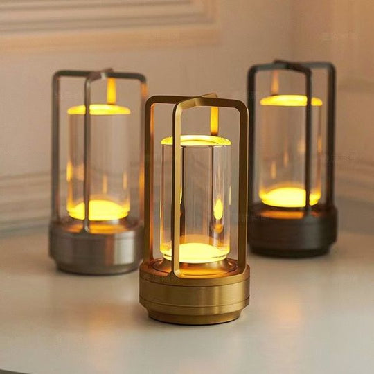 Australlure Crystal Lantern Lamp – Modern Minimalist Ambient Light