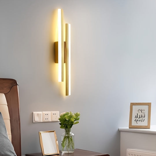 Australlure Linear Wall Sconce – Elegant Warm Glow LED Decorative Light