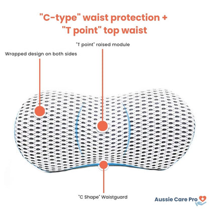 Premium Lumbar Support Cushion – Ergonomic Memory Foam Back Support for Office, Car & Home