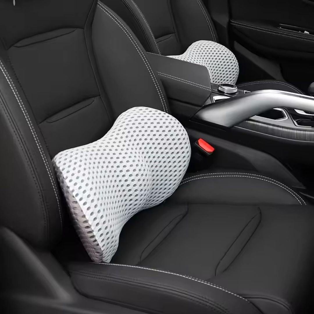 Premium Lumbar Support Cushion – Ergonomic Memory Foam Back Support for Office, Car & Home