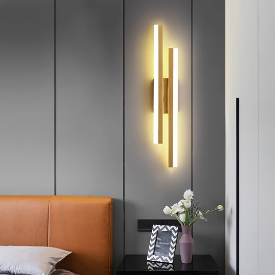 Australlure Linear Wall Sconce – Elegant Warm Glow LED Decorative Light