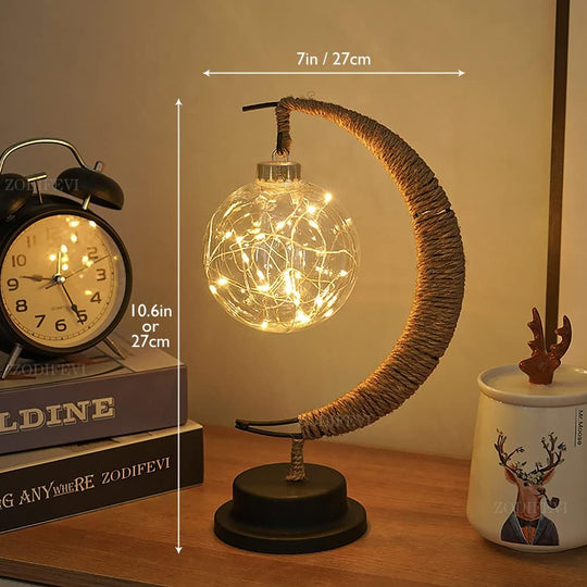 Australlure Moonlight Glow Lamp – Enchanted Crescent Decorative Light