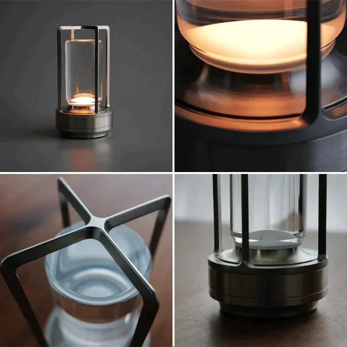 Australlure Crystal Lantern Lamp – Modern Minimalist Ambient Light