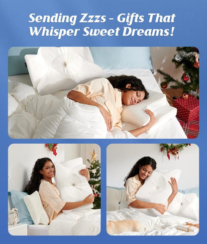 Orthopedic Memory Foam Neck Pillow for Neck & Shoulder Pain Relief