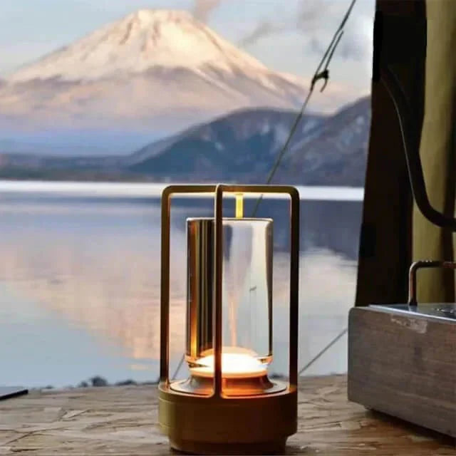 Australlure Crystal Lantern Lamp – Modern Minimalist Ambient Light