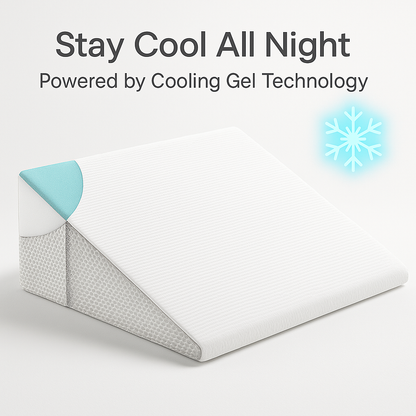 Elevate Your Sleep & Support Your Spine – Naturally With Inclined Wedge Support Pillow