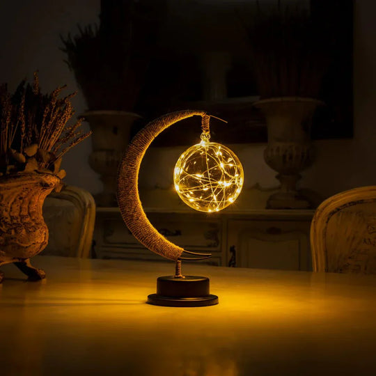 Australlure Moonlight Glow Lamp – Enchanted Crescent Decorative Light