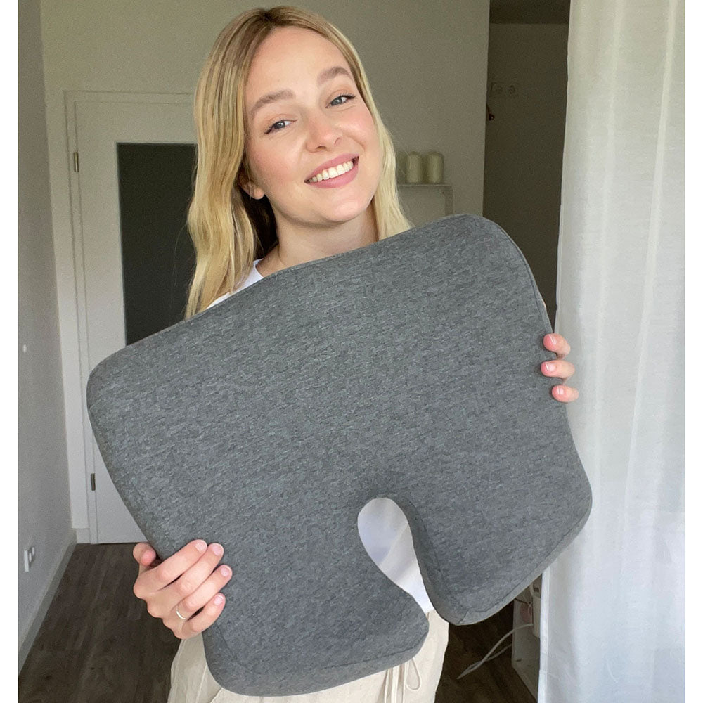 Orthopaedic Comfort Set: Seat & Back Cushion for Chairs, Cars & Office Use
