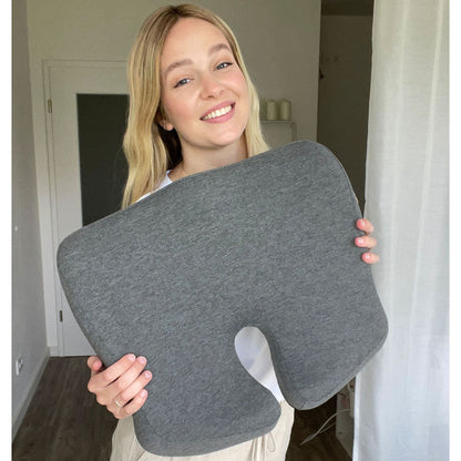 Orthopaedic Comfort Set: Seat & Back Cushion for Chairs, Cars & Office Use