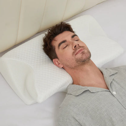 Orthopedic Memory Foam Neck Pillow for Neck & Shoulder Pain Relief