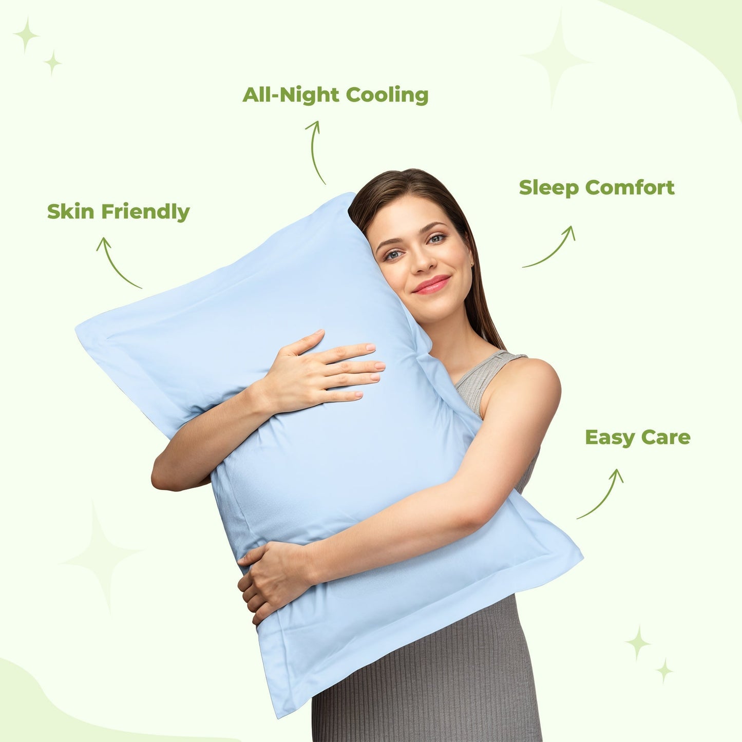Australlure Cool Serenity Pillowcase – Refreshing Night Comfort & Easy Care