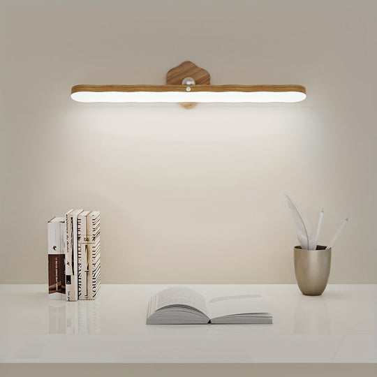 Australlure Wooden LED Wall Sconce – Long Bar Contemporary Lighting