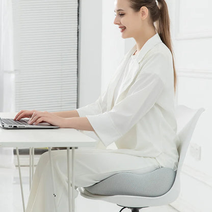 Adjustable Memory Foam Seat Cushion for Office, Car & Home Chairs