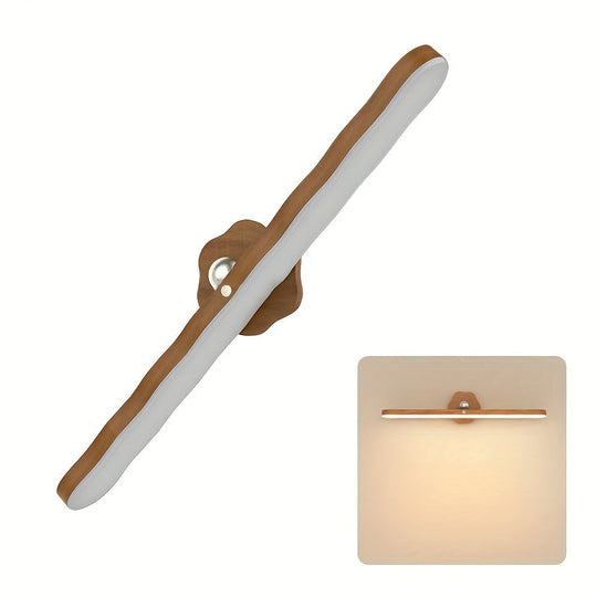 Australlure Wooden LED Wall Sconce – Long Bar Contemporary Lighting