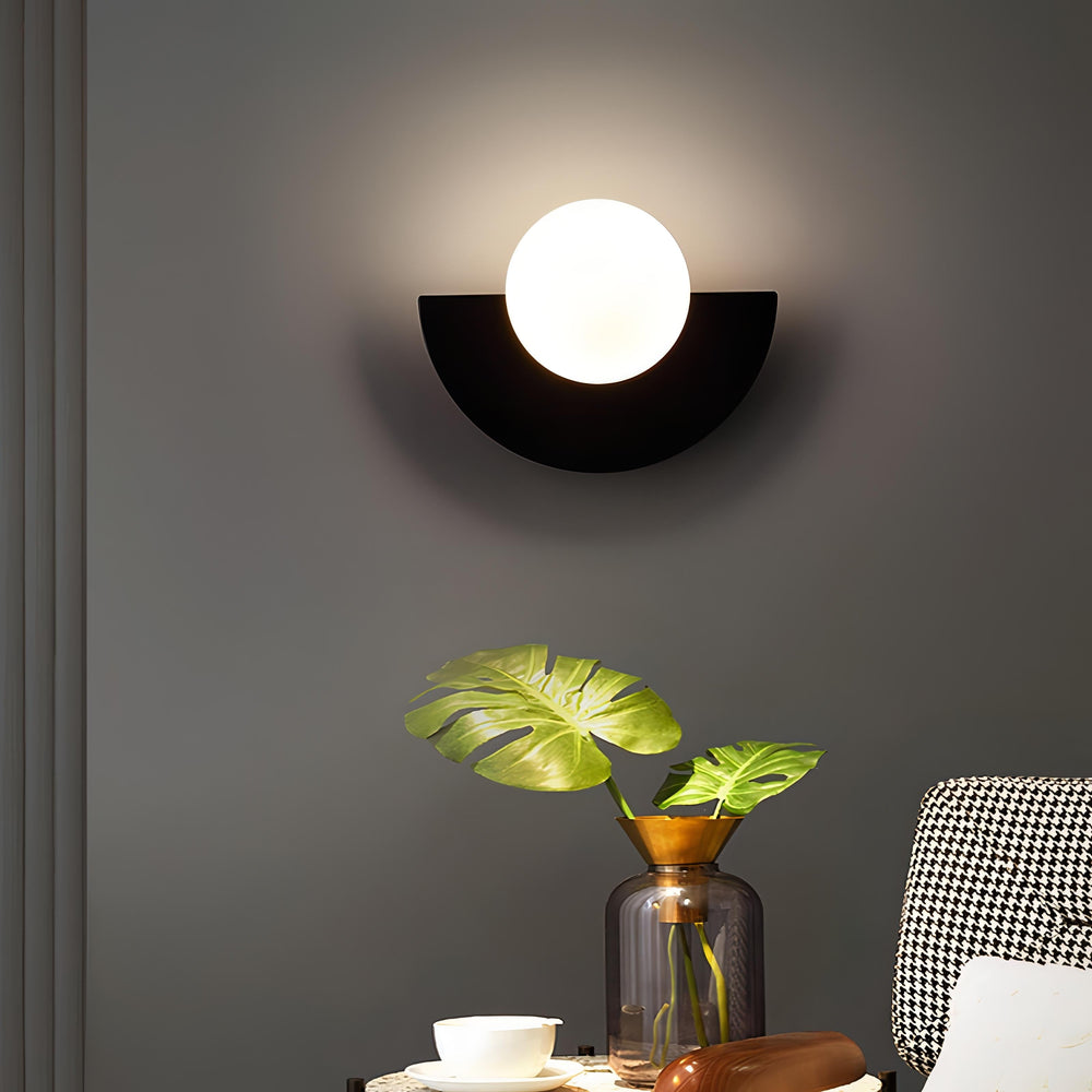Australlure Half-Moon Wall Lamp – Nordic Artistic LED Sconce