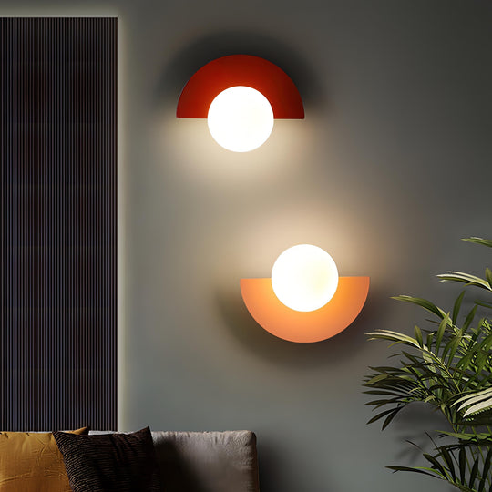 Australlure Half-Moon Wall Lamp – Nordic Artistic LED Sconce