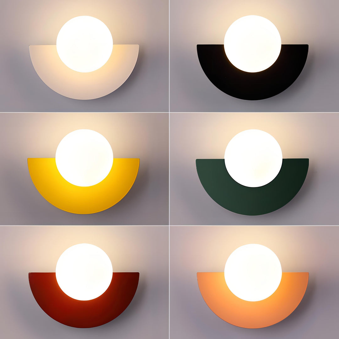 Australlure Half-Moon Wall Lamp – Nordic Artistic LED Sconce