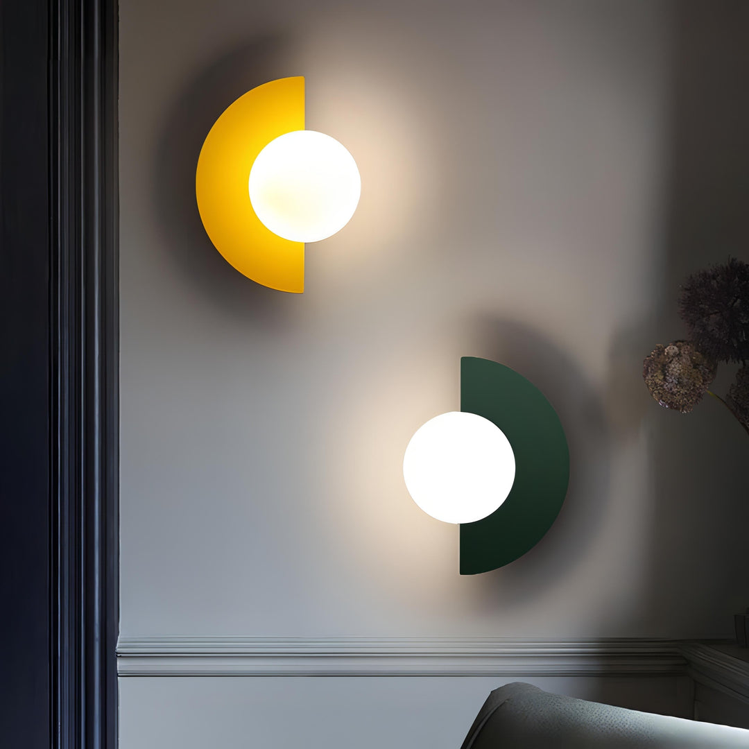 Australlure Half-Moon Wall Lamp – Nordic Artistic LED Sconce