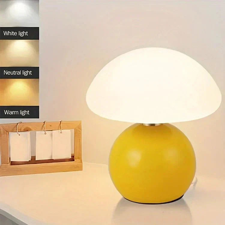 Australlure Mushroom Table Lamp – French-Inspired Soft Glow Design