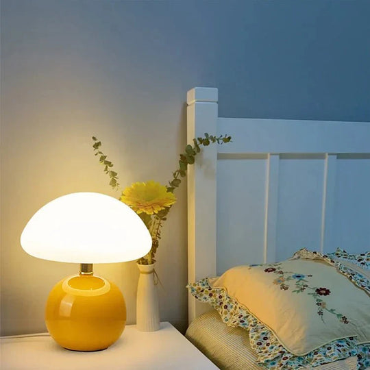 Australlure Mushroom Table Lamp – French-Inspired Soft Glow Design