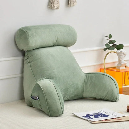 Ultimate Bed Back Support Pillow – For Pain-Free Reading, Resting & Relaxation