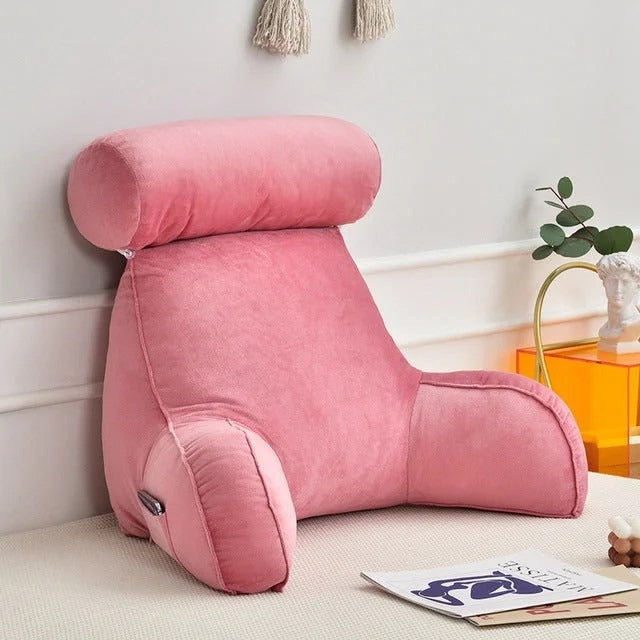Ultimate Bed Back Support Pillow – For Pain-Free Reading, Resting & Relaxation