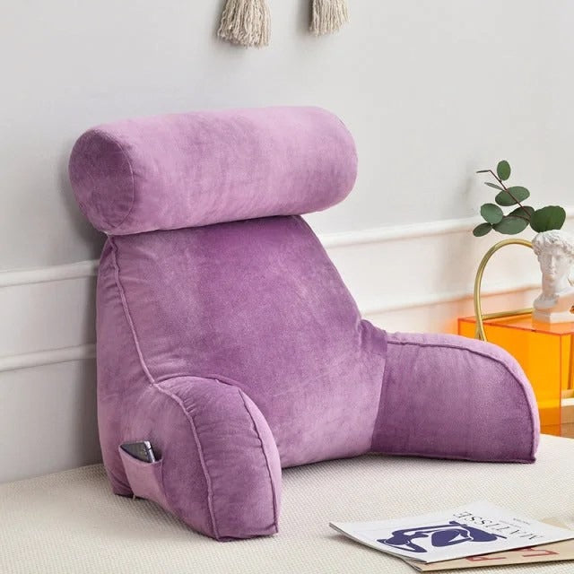 Ultimate Bed Back Support Pillow – For Pain-Free Reading, Resting & Relaxation