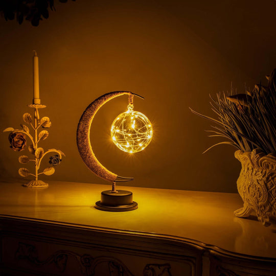 Australlure Moonlight Glow Lamp – Enchanted Crescent Decorative Light